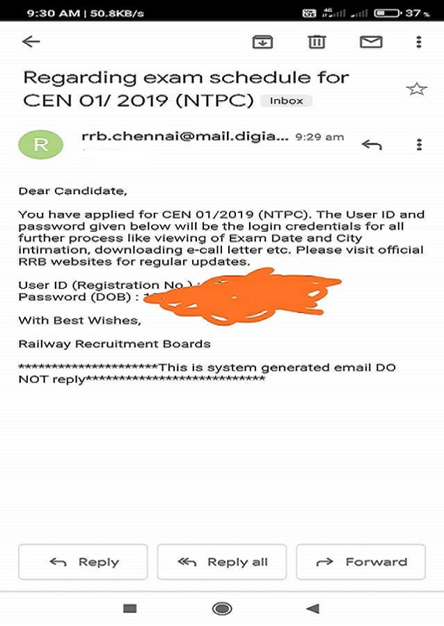 rrb ntoc 2020 official exam date out