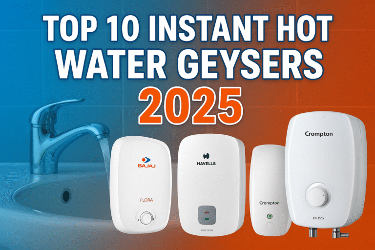 Top 10 Instant Hot Water Geysers in India